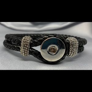 LARGER WRIST - Genuine Leather Noose Style Bracelet